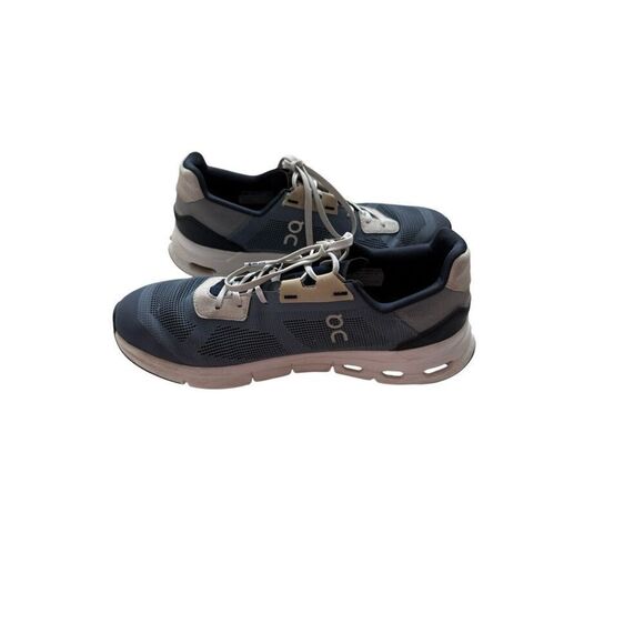 On Mens Metal Navy Cloudrift Low Top Lace Up Athletic Running Sneakers Size 9.5